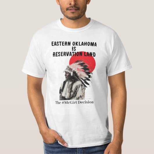 Oklahoma ist Reservationsland Männer T-Shirt (Vorderseite)