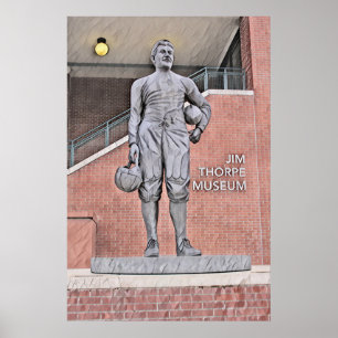 Oklahoma Jim Thorpe Museum Schifffahrtsgesellschaf Poster