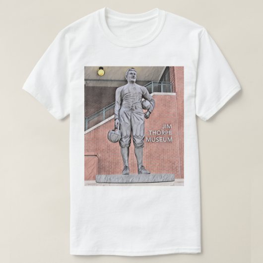 Oklahoma Jim Thorpe Museum Schifffahrtsgesellschaf T-Shirt (Design vorne)