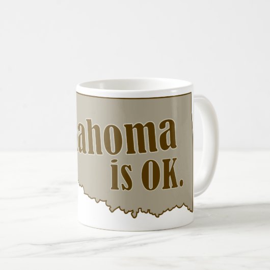 Oklahoma Kaffeetasse (VorderseiteRechts)
