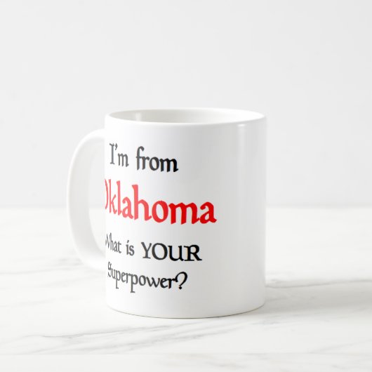 Oklahoma Kaffeetasse (Vorderseite Links)