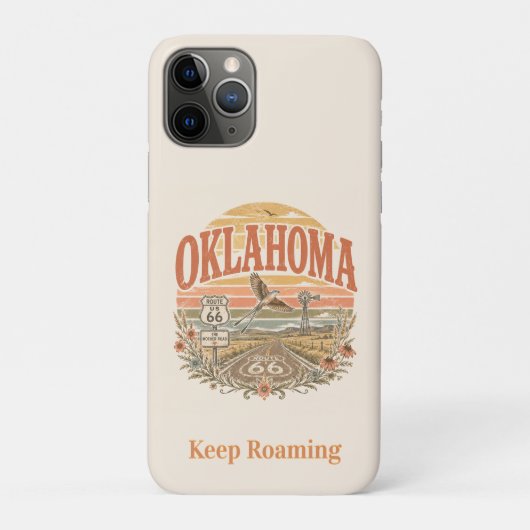 Oklahoma Keep Roaming Route 66 Tech Case-Mate iPhone Hülle (Rückseite)