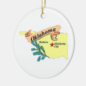Oklahoma Keramik Ornament (Links)