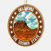 Oklahoma Keramik Ornament (Links)