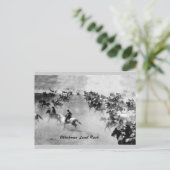 Oklahoma Land Rush Postcard Postkarte (Stehend Vorderseite)