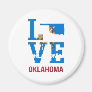 Oklahoma Liebe USA Staat Magnet