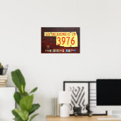 Oklahoma Lizenzplakat Karte drucken Poster (Heimbüro)