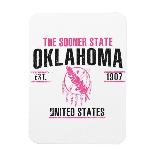 Oklahoma Magnet (Vertikal)