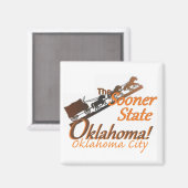 OKLAHOMA MAGNET (Vorderseite/Rückseite)