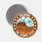 Oklahoma Magnet (Vorderseite/Rückseite)