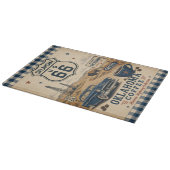 Oklahoma Mother Road Kaffeevorbereitung Schneidebrett (Ecke)
