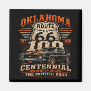 Oklahoma Mother Road Sammlerstück Magnet
