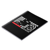 Oklahoma Motocross Motorrad-Silhouette Notizblock (Linke Seite)