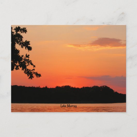 Oklahoma, Murray Sunset Lake Postkarte (Vorderseite)