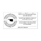 Oklahoma Notary Public Recognition Briefmarke Permastempel (Design)