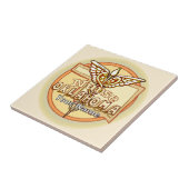 Oklahoma Nurse Caduceus Tile Fliese (Seite)
