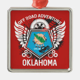 Oklahoma Off Road Adventure 4x4 Trails Mudding Ornament Aus Metall