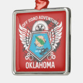 Oklahoma Off Road Adventure 4x4 Trails Mudding Ornament Aus Metall (Links)