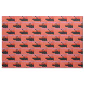Oklahoma Oil Pump Jack Sunset Print Fabric Stoff (Yard (91,4 cm))