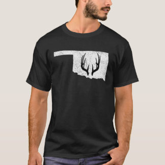 Oklahoma OK Deer Junting Shed Antlers 1 T-Shirt