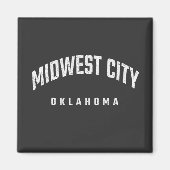 Oklahoma OK Magnet (Vorne)