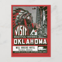 Oklahoma OK USA Vintag