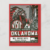 Oklahoma OK USA Vintag Postkarte (Vorderseite)