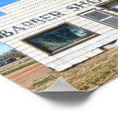 Oklahoma Panhandle Barber Shop Poster (Ecke)