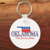 Oklahoma Patriotic Schlüsselanhänger (Vorderseite)