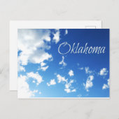 Oklahoma Post Card Blue Skies 2 Postkarte (Vorne/Hinten)