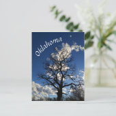 Oklahoma Post Card Blue Skies 3 Postkarte (Stehend Vorderseite)