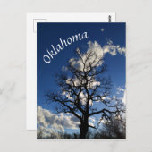 Oklahoma Post Card Blue Skies 3 Postkarte (Vorne/Hinten)