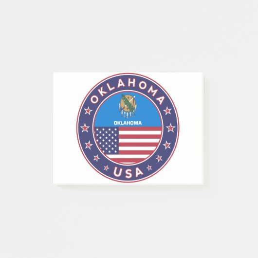 Oklahoma Post-it Klebezettel (Vorderseite)