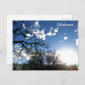 Oklahoma Postcard Blue Skies 1 Postkarte (Vorne/Hinten)
