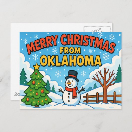 OKLAHOMA Postcard Postkarte (Vorne/Hinten)