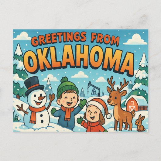 OKLAHOMA Postcard Postkarte (Vorderseite)