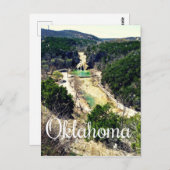 Oklahoma Postcard Turner Falls Postkarte (Vorne/Hinten)