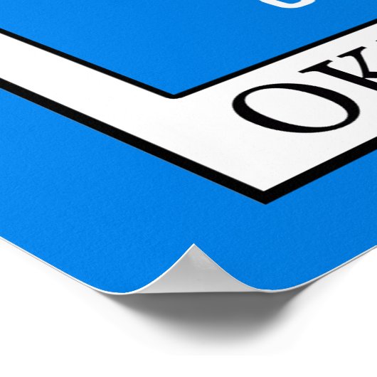 Oklahoma Poster (Ecke)