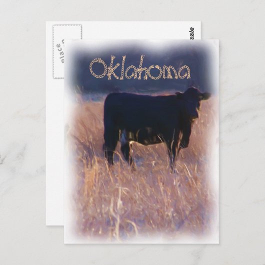 Oklahoma Postkarte (Vorne/Hinten)