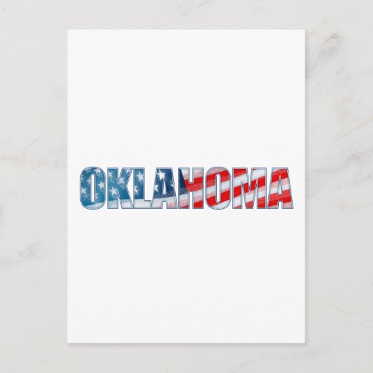 Oklahoma Postkarte (Vorderseite)
