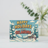 OKLAHOMA Postkarte (Stehend Vorderseite)
