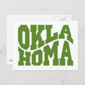 Oklahoma Postkarte (Vorne/Hinten)