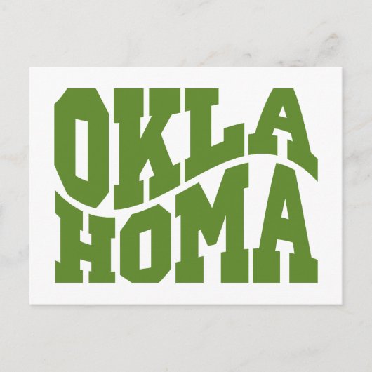 Oklahoma Postkarte (Vorderseite)