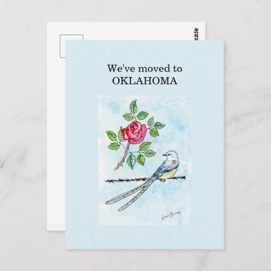 Oklahoma Postkarte (Vorne/Hinten)