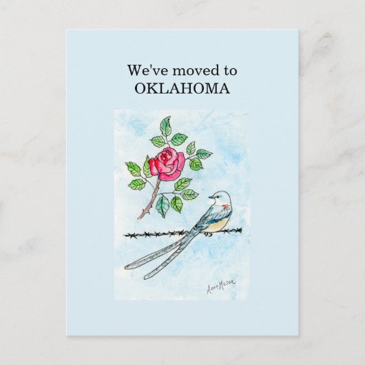 Oklahoma Postkarte (Vorderseite)