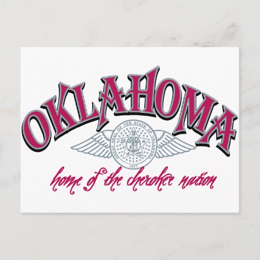 Oklahoma Postkarte (Vorderseite)