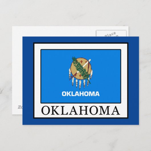Oklahoma Postkarte (Vorne/Hinten)