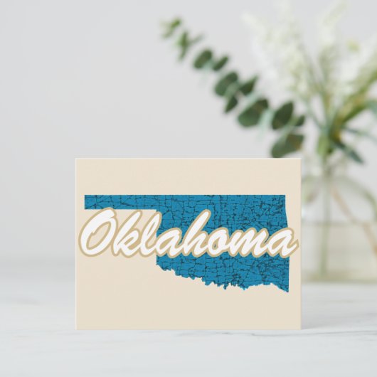 Oklahoma Postkarte (Stehend Vorderseite)