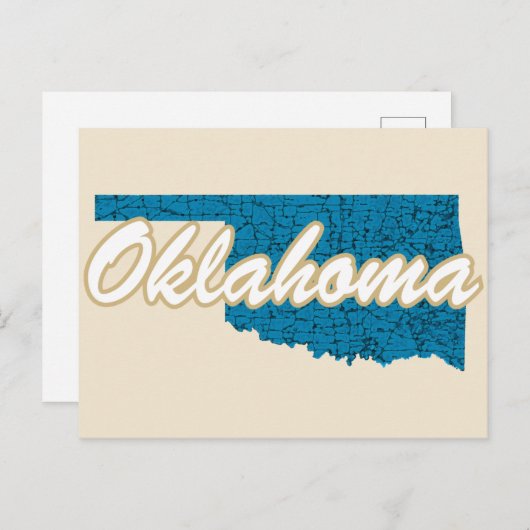 Oklahoma Postkarte (Vorne/Hinten)