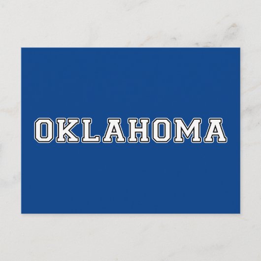 Oklahoma Postkarte (Vorderseite)